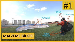 YAMAÇ PARAŞÜTÜ ÖĞRENİYORUM   BÖLÜM 1  MALZEME BİLGİSİ [upl. by Marja423]