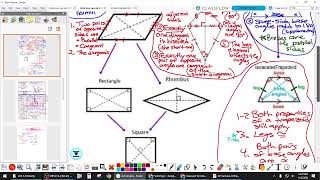 116 Geo Lab 63 Properties of Parallelograms [upl. by Ralip]