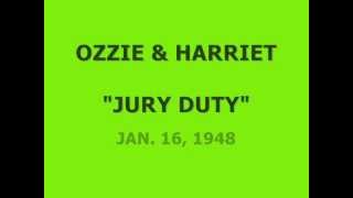 OZZIE amp HARRIET  quotJURY DUTYquot 11648 [upl. by Kerril174]