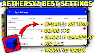 2024🔥Aethersx2 Emulator Best Settings For All Android Phones  60 FPS No Lag Setting For Aethersx2 [upl. by Camey782]