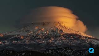 Impressive lenticular cloud in California USA [upl. by Nessej310]