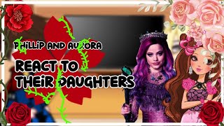 🌹🌻🌹🤴🏼Phillip and Aurora react their daughters 🌹🤴🏼philora familyphilora 🌹x👑🌻🌹 [upl. by Lemmuela546]