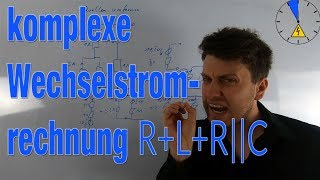 Berechnung einer Spannung  R  L  RC  komplexe Wechselstromrechnung ET5M [upl. by Kloster]