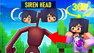 APHMAU became a SIREN HEAD in Minecraft 360° [upl. by Lirba624]