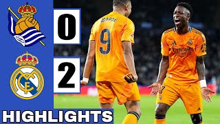 Real Sociedad 02 Real Madrid  LaLiga 2425 Match Highlights  EA Sports [upl. by Anagnos]