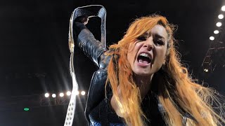 Becky Lynch sends Ronda Rousey a message from Nottingham England [upl. by Nnahteb150]