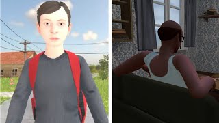 Прохождение SchoolBoy Runaway и Schoolboy Escape Runaway  Act 1  Full Gameplay [upl. by Tiossem]