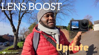 FOV BOOST LENS  DJI Osmo Action 5 Pro  NEW FIRMWARE Update [upl. by Aronos]