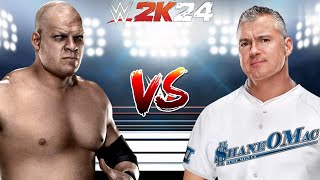 WWE 2K24 SHANE MCMAHON VS KANE CASKET MATCH [upl. by Lucic]