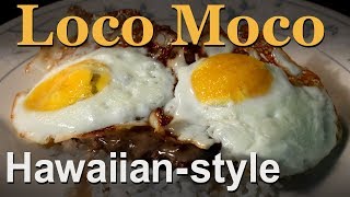 Best Hawaiian Loco Moco Recipe  Eggs Hamburger Gravy amp Rice [upl. by Henke]