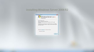 Installing Windows Server 2008 R2 [upl. by Yroc]