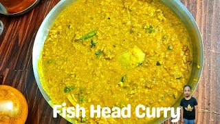 Fish Head Curry  Fish Head With Yellow Lentil Recipe  Horn Of Food [upl. by Wit192]