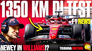 🔥TEST FERRARI CON PIRELLI E NEWEY IN WILLLIAMS F1 News [upl. by Monson431]