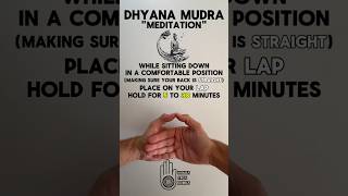 Dhyana Yoga Mudra  How to Practice  quotMeditationquot  Hand Gesture [upl. by Strohl]