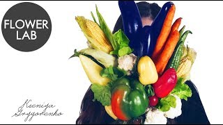 HOW to MAKE a VEGETABLE Bouquet DIY Veggie BOUQUET [upl. by Carlstrom]