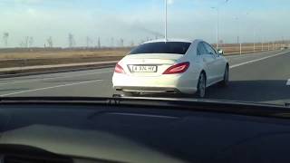 Mercedes CLS 63 AMG vs Mercedes CLS 500 W218 ppperformance [upl. by Iraam241]