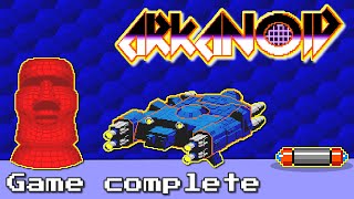 Arkanoid Arcade Taito 1986 Complete gameplay 🕹️ No deaths  Perfect  HD 60fps [upl. by Ruscio835]