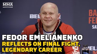 Fedor Emelianenko Reflects On Final Fight Legendary Career  Bellator 290  MMA Fighting [upl. by Krauss]