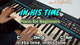 IN HIS TIME  Piano for Beginners [upl. by Willi]