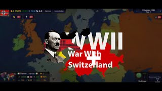 Age of History II  WWII Nazi Germany War with Switzerland [upl. by Titus]