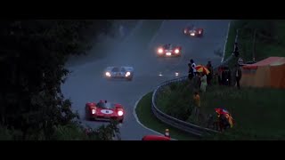 LEMANS 1971 MOVIE RAIN WITH U2 SONG [upl. by Wons]