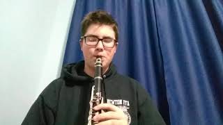 Overtone Glissando on Clarinet [upl. by Anette]