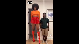 Woman way taller than the guy [upl. by Atiluap]