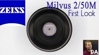 Zeiss Milvus 250M 50mm F2 Macro  First Look  Dustin Abbott [upl. by Allsopp568]