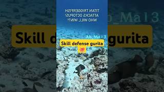 skill defense gurita memang gak ada lawan short fakta faktaunik funfact informasi [upl. by Fondea]