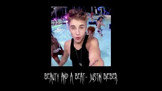 beauty and a beat  justin bieber sped up [upl. by Van]