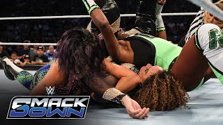 Bayley and Naomi both pin Nia Jax in highstakes match SmackDown highlights Sept 20 2024 [upl. by Enyaz]