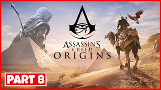 Part 8 Saqqara Nome amp Faiyum  Assassins Creed Origins  Gameplay [upl. by Acilejna]