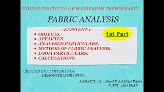 Fabric Analysis for DHTT 1st Year Part 0102 [upl. by Chappelka]