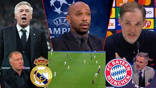 Real Madrid vs Bayern Munich 21 Henry amp Paul Scholes Reacts To VAR  Ancelotti amp Tuchel Interview [upl. by Laina575]