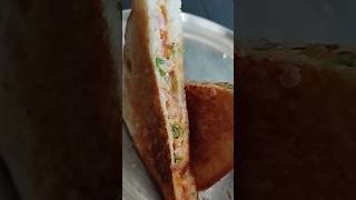 Veg sandwich 🥪🥣😋youtubeshorts food breakfastfood vegetables sandwich [upl. by Giorgia571]