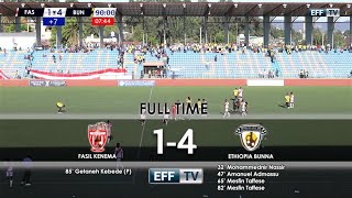 Fasil Kenema 14 Ethiopia Bunna  Goals and Highlights  Ethiopian Cup round 4 [upl. by Tterraj]