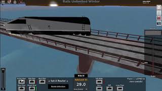 Roblox Rails Unlimited Coil Cybertrain Multi Track Drifting [upl. by Netsrak289]