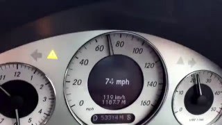 Mercedes E320 CDI Acceleration 060 Auto 204 bhp 2005 [upl. by Maje]