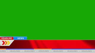 GREEN SCREEN NEWS TEMPLATE  HEADLINES NEWS FREE  FREE LOWERTHIRD [upl. by Cailly]