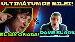 ULTIMATUM PARA AEREOLINEAS ARGENTINAS ACEPTARÁN EL 14 DE AUMENTO QUE LE PROPONE EL GOBIERNO [upl. by Yamauchi597]