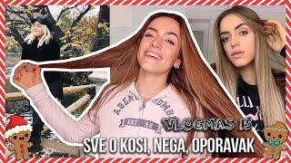 Kako mi je porasla kosa Hair Care  Vlogmas 15 [upl. by Ynhoj]