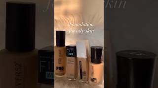 Best Foundations for Oily Skin Girlies♥️ makeup oilyskin skincare shorts shortsvideo trend [upl. by Dlaner]