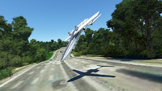 Plane Crash on expressway in Malaysia  Elmina Plane crash  Private jet plane crash  MSFS [upl. by Letch]