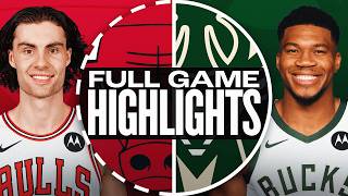 BULLS at BUCKS  NBA PRESEASON FULL GAME HIGHLIGHTS  October 14 2024 [upl. by Elleinahc]