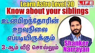 Learn Astrology in Tamil Level 20  Learn Astrology For beginners  Life Horoscope ShankerNarrayan [upl. by Calhoun]