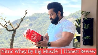 Big Muscle Nutrition Nitric Whey Honest Review Ye Kaisa Protein Launch Krdia [upl. by Adieno607]