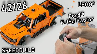 LEGO 42126 Speedbuild  LEGO Ford F150 Raptor  LEGO F150 Car  Speed Build 42126 LEGO Technic 2021 [upl. by Melisent]