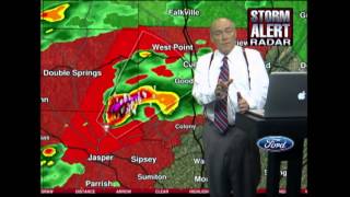 April 27 2011 Historic Tornado Outbreak  ABC 3340 Live Coverage 245pm1130pm [upl. by Naujak]