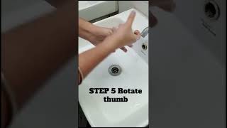 WHO Medical hand washing steps  Techniques medicalstudents [upl. by Geoffry]