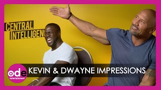 Kevin Hart amp The Rock do hilarious impressions of each other [upl. by Kaenel]